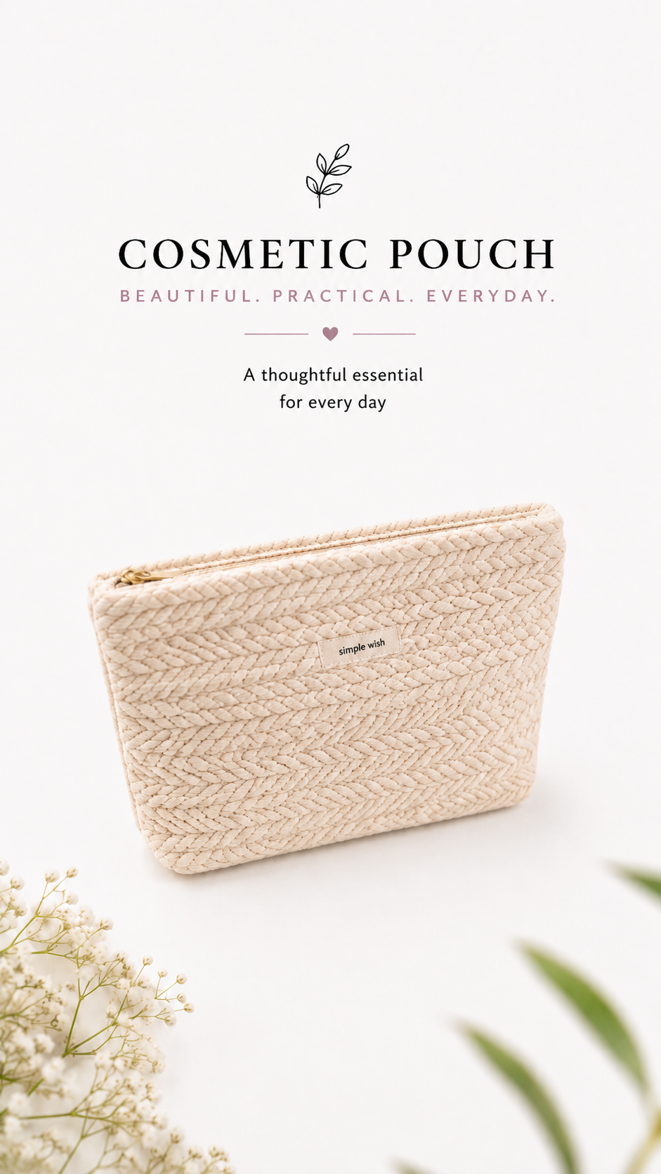 Everyday Essentials Pouch | Feather & Bloom Gift Essentials