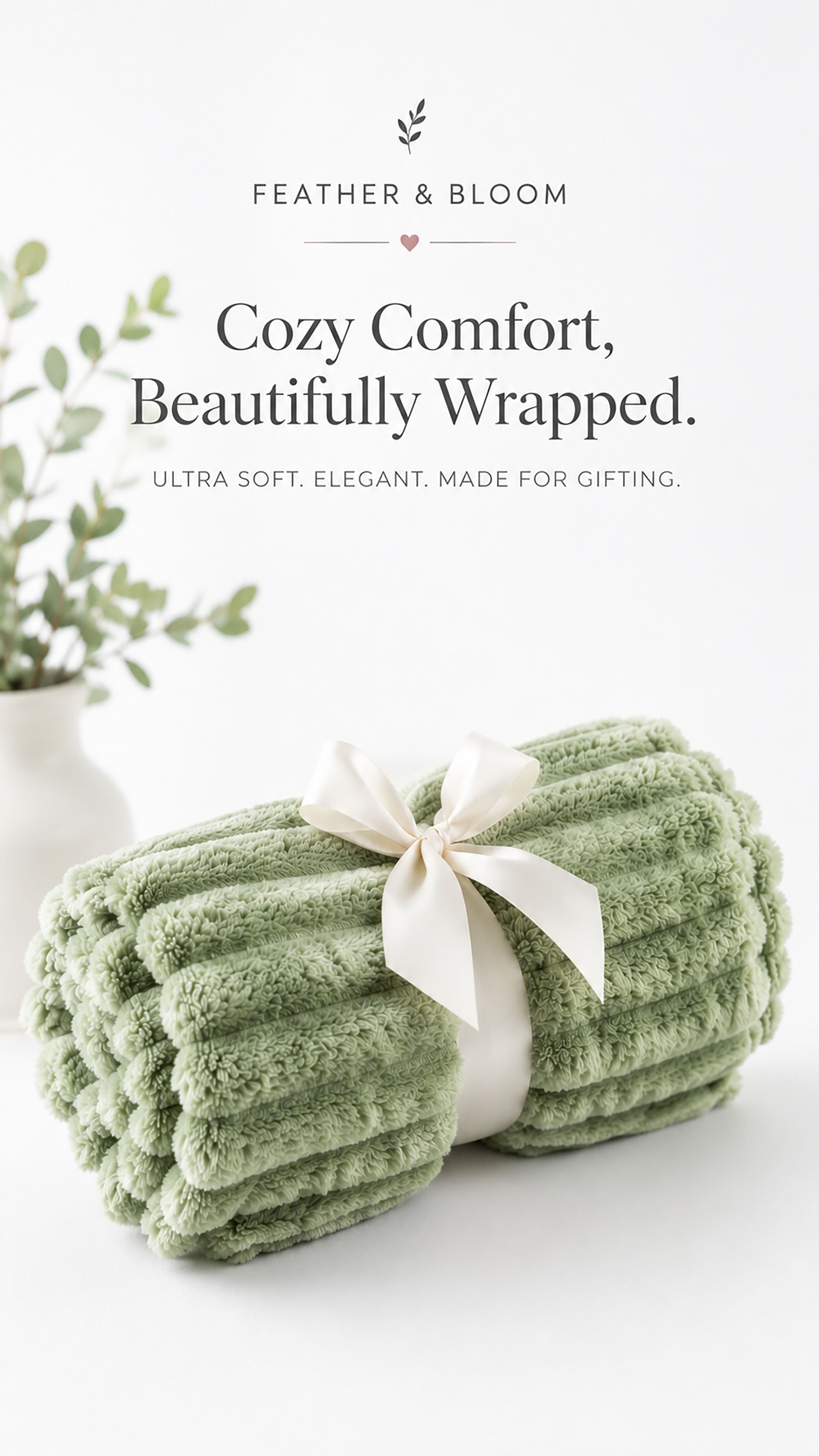 Signature Cozy Throw Green