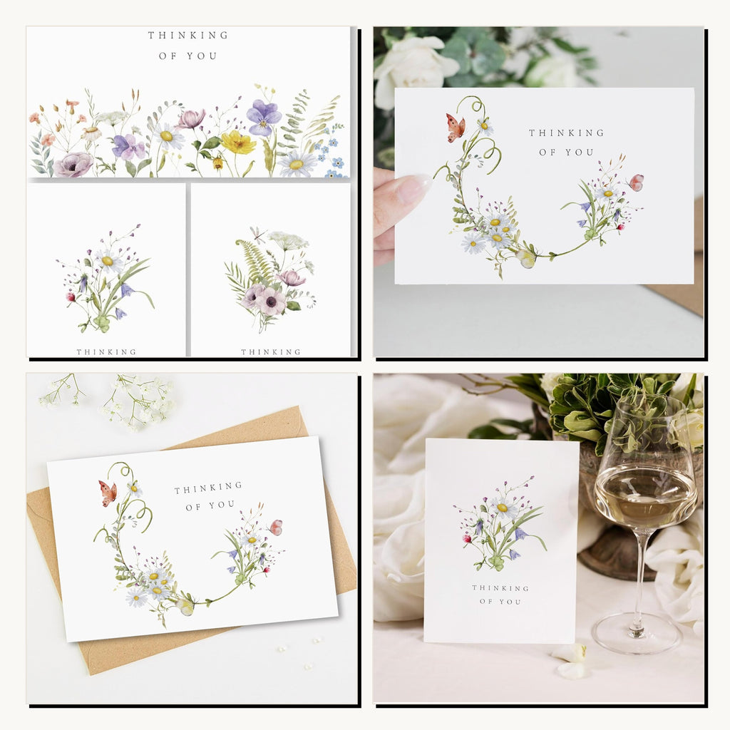 Minimalist Greeting Card – Personalized Message Inside